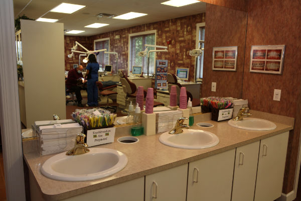Tooth Brushing area